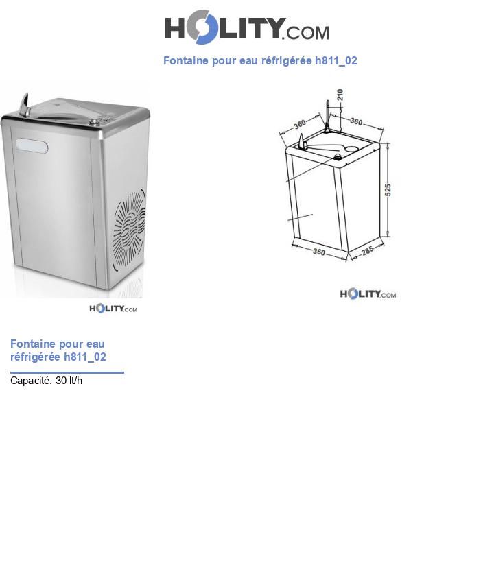 Fontaine pour eau réfrigérée h811_02