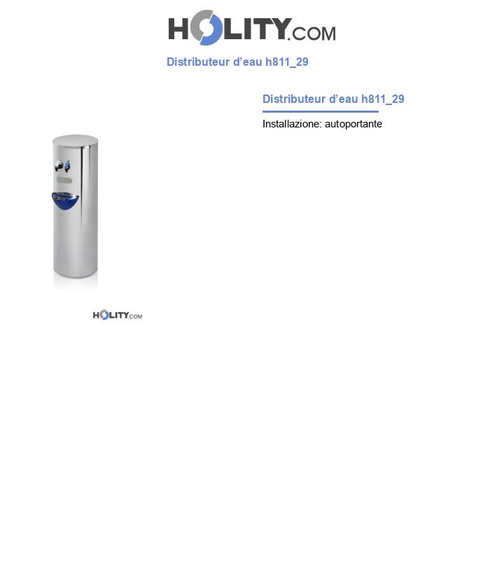 Distributeur d’eau h811_29