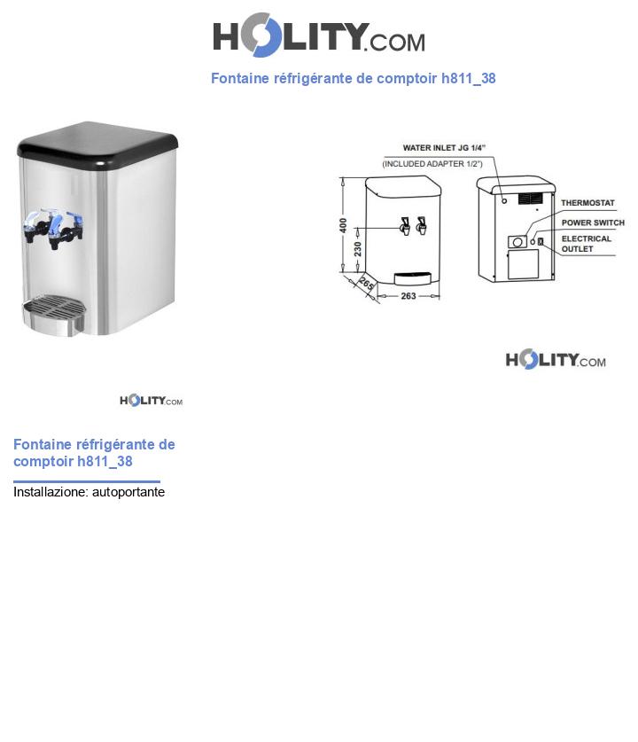 Fontaine réfrigérante de comptoir h811_38