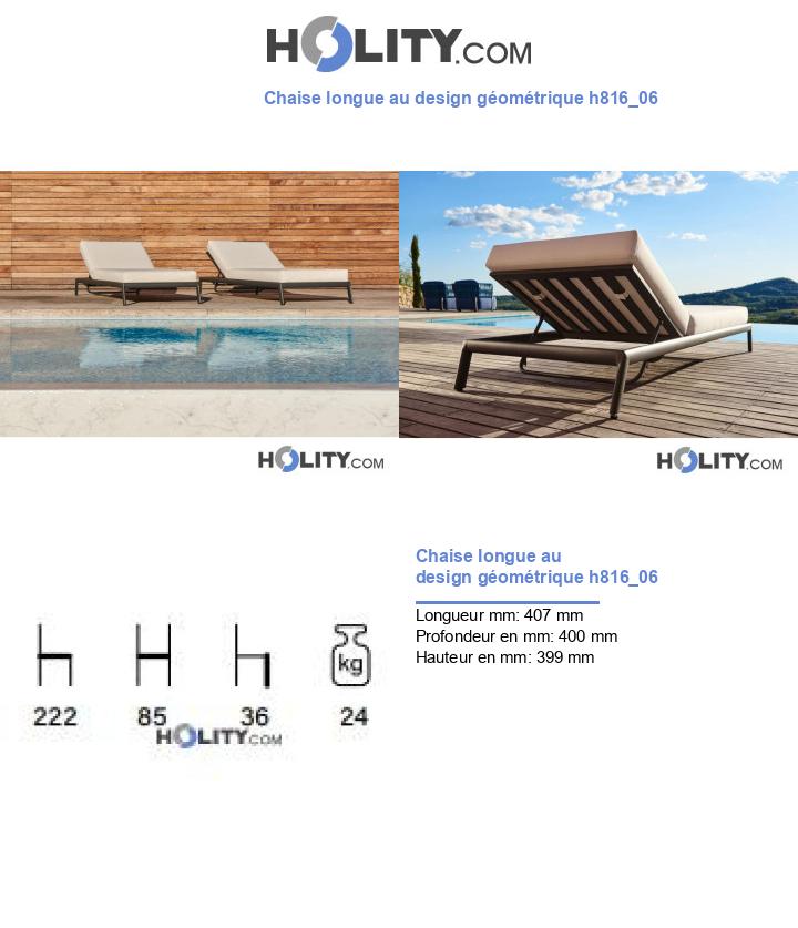 Chaise longue au design géométrique h816_06