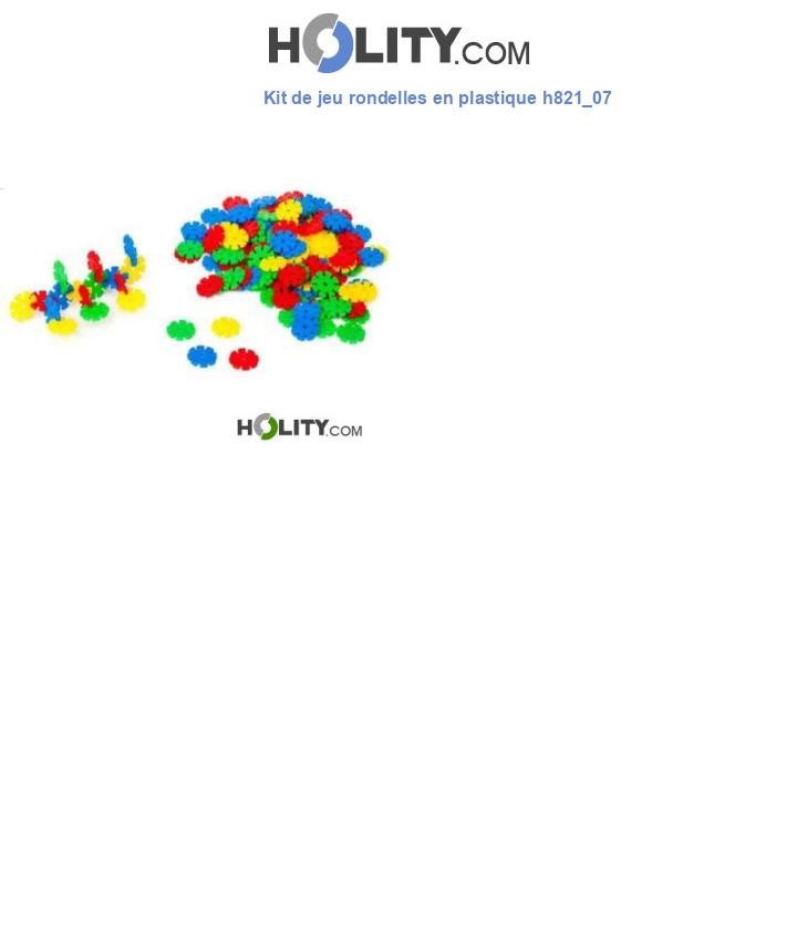 Kit de jeu rondelles en plastique h821_07