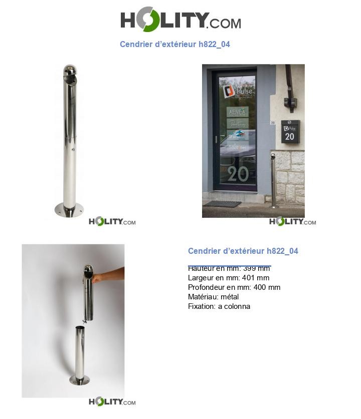 Cendrier d’extérieur h822_04