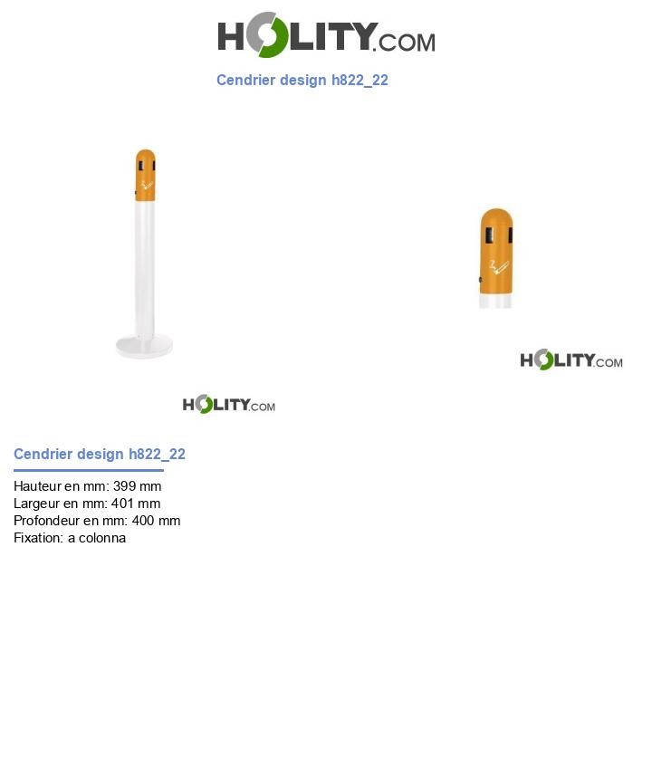 Cendrier design h822_22