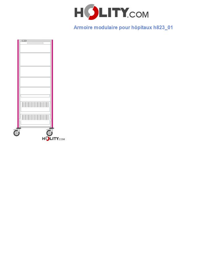 Armoire modulaire pour hôpitaux h823_01