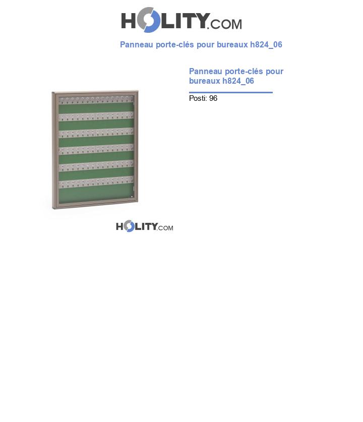 Panneau porte-clés pour bureaux h824_06