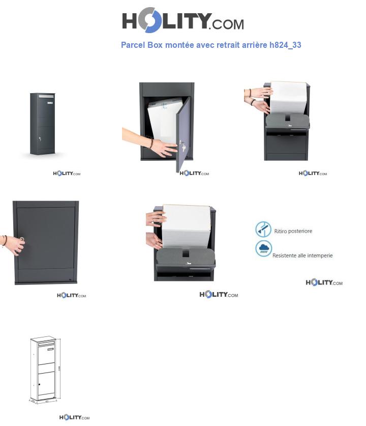 Parcel Box montée avec retrait arrière h824_33