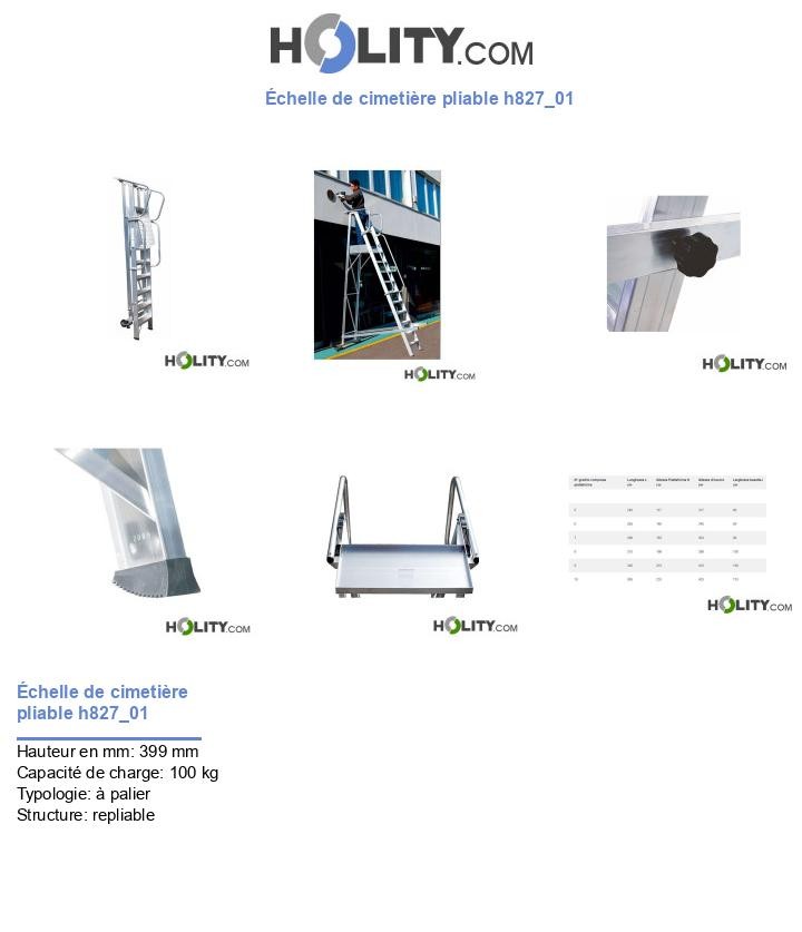 Échelle de cimetière pliable h827_01
