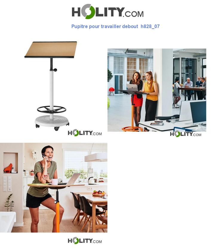 Pupitre pour travailler debout  h828_07