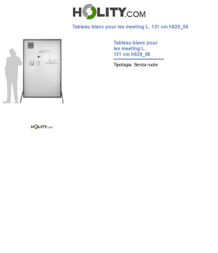 Tableau blanc pour les meeting L. 131 cm h829_06