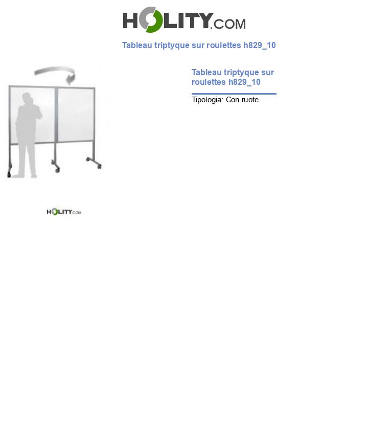 Tableau triptyque sur roulettes h829_10