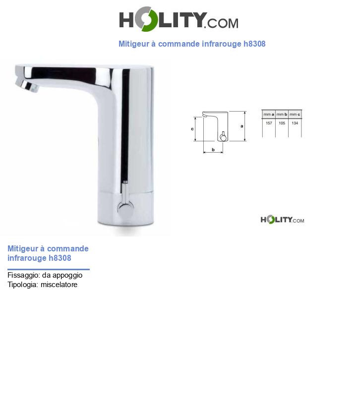 Mitigeur à commande infrarouge h8308