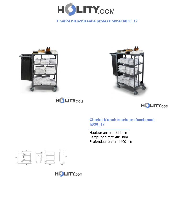 Chariot blanchisserie professionnel h830_17