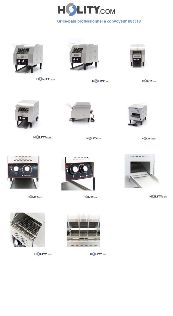 Grille-pain professionnel à convoyeur h83318