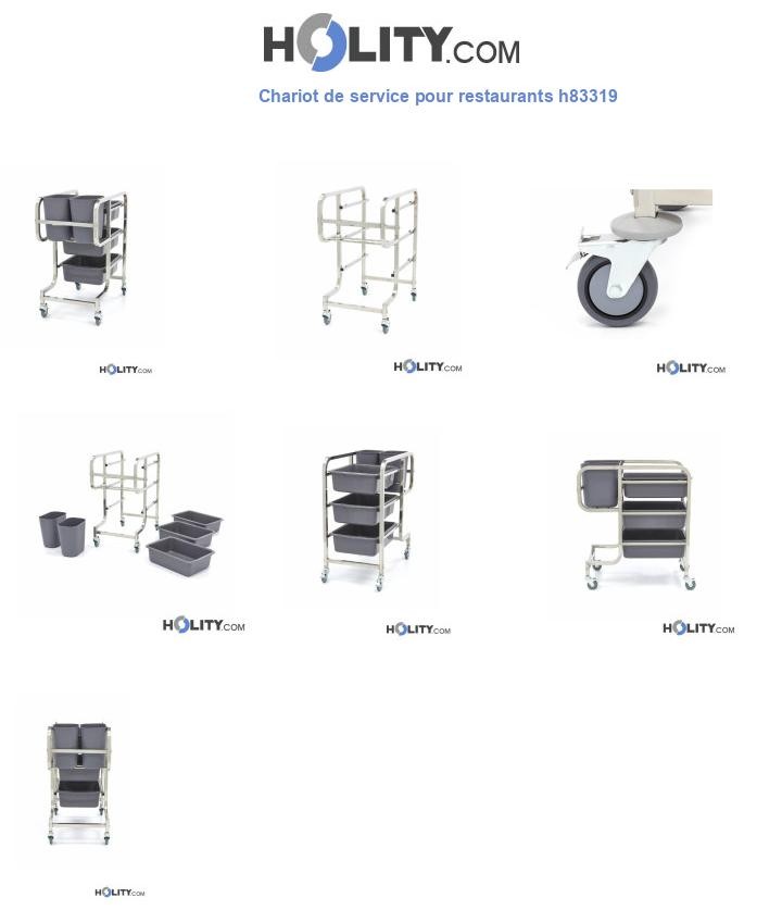 Chariot de service pour restaurants h83319