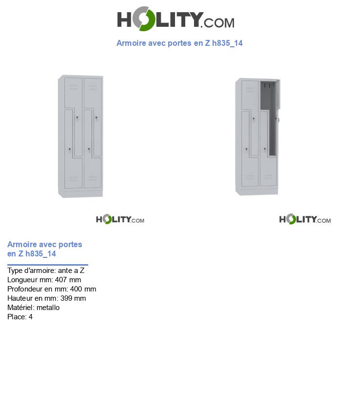 Armoire avec portes en Z h835_14