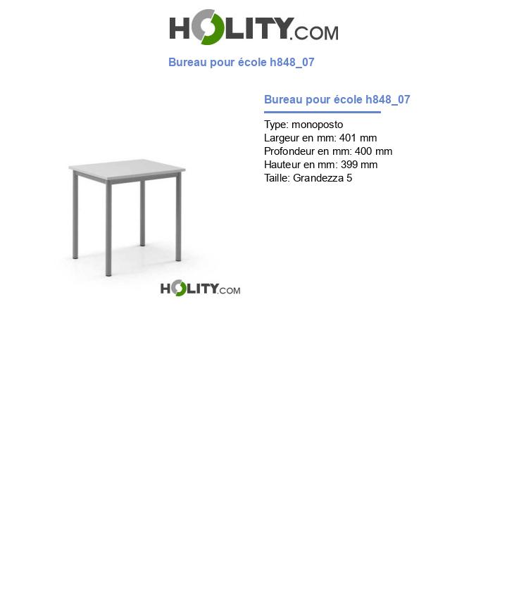 Bureau pour école h848_07