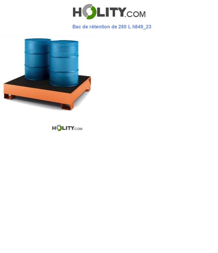 Bac de rétention de 280 L h849_23