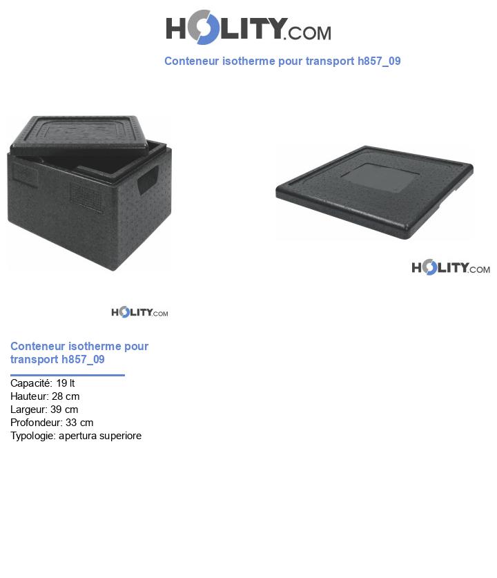 Conteneur isotherme pour transport h857_09