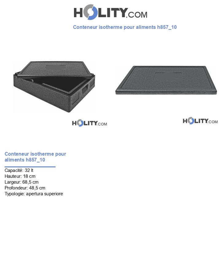 Conteneur isotherme pour aliments h857_10