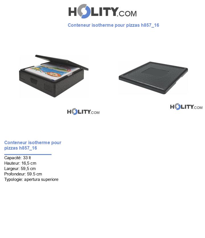 Conteneur isotherme pour pizzas h857_16