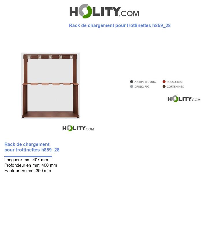 Rack de chargement pour trottinettes h859_28