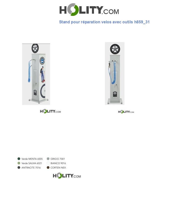 Stand pour réparation velos avec outils h859_31