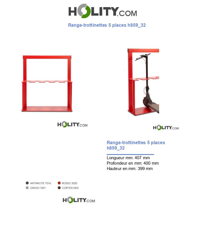 Rastrelliera monopattini 5 posti h859_32