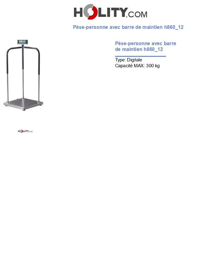 Pèse-personne avec barre de maintien h860_12