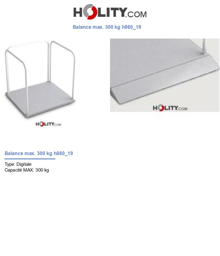 Balance max. 300 kg h860_19