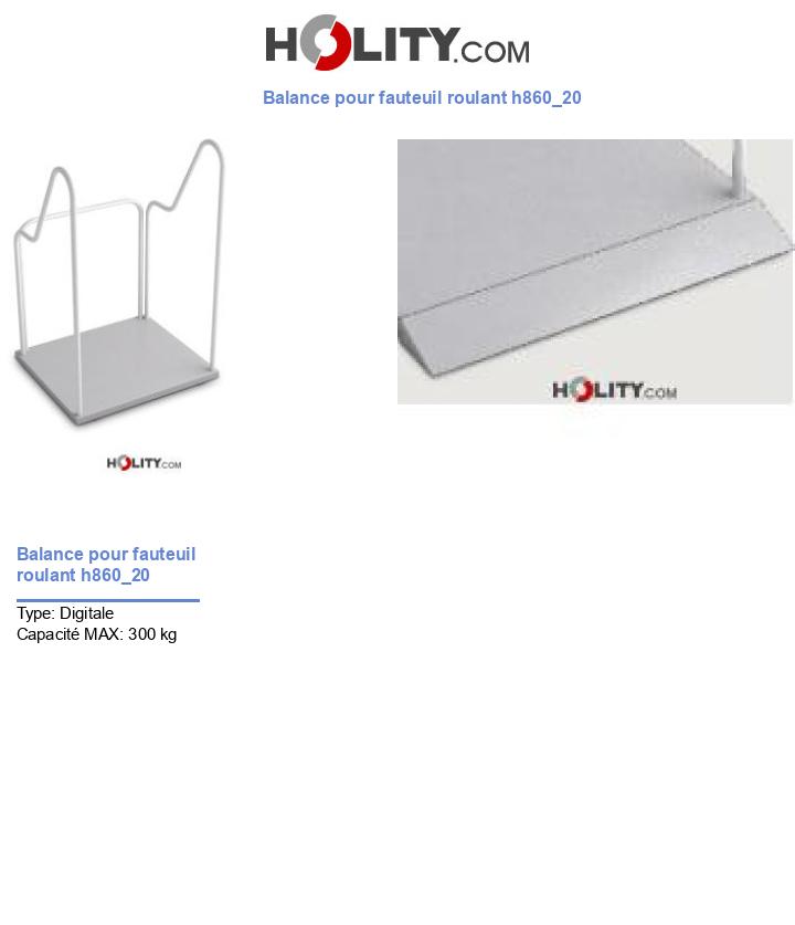 Balance pour fauteuil roulant h860_20