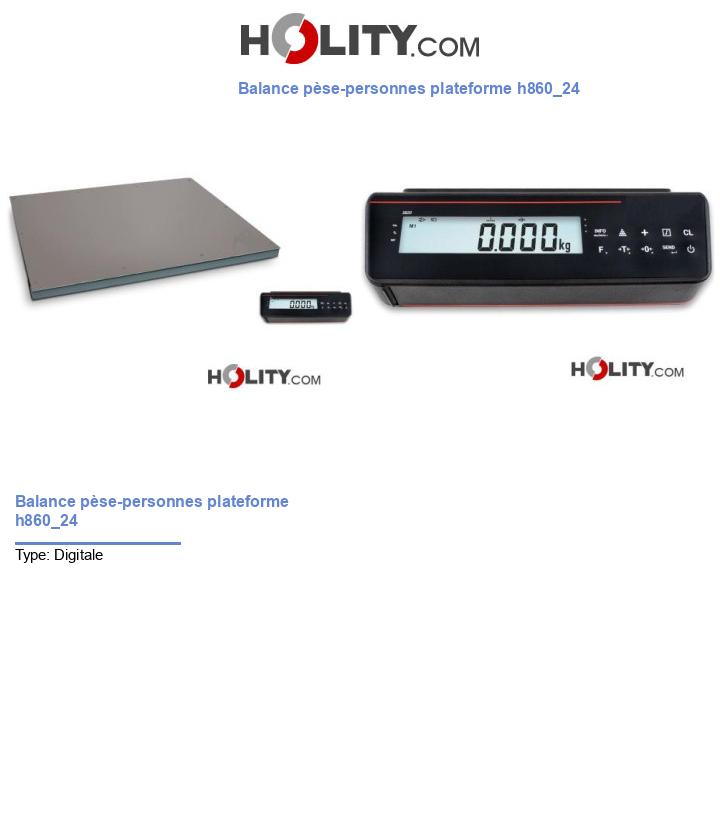 Balance pèse-personnes plateforme h860_24