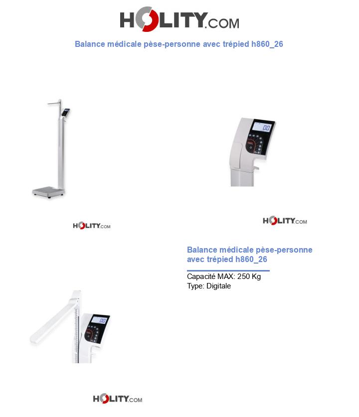 Balance médicale pèse-personne avec trépied h860_26