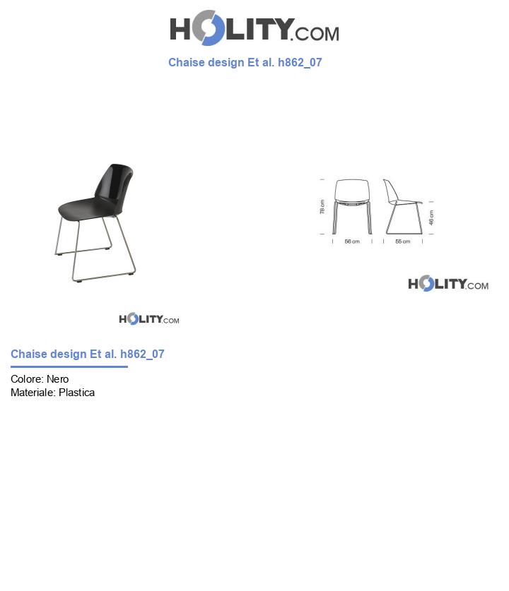Chaise design Et al. h862_07