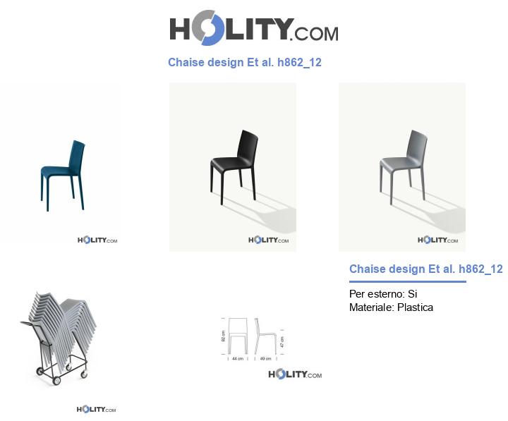 Chaise design Et al. h862_12