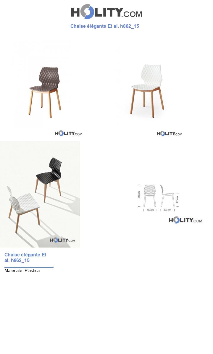 Chaise élégante Et al. h862_15