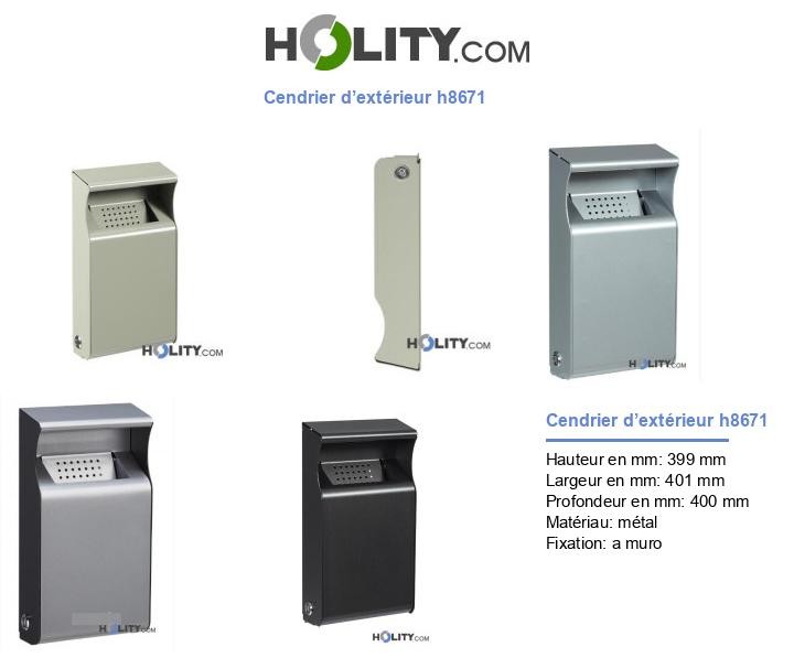Cendrier d’extérieur h8671