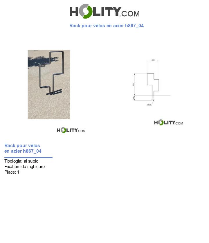 Rack pour vélos en acier h867_04