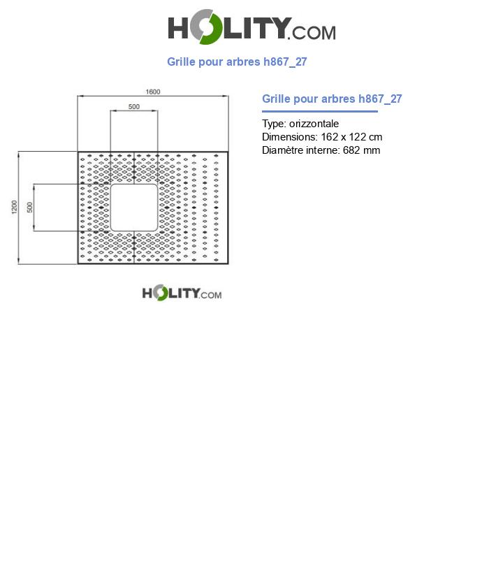 Grille pour arbres h867_27