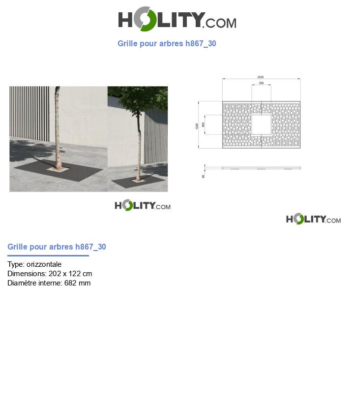 Grille pour arbres h867_30