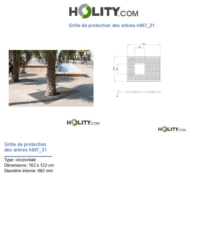 Grille de protection des arbres h867_31