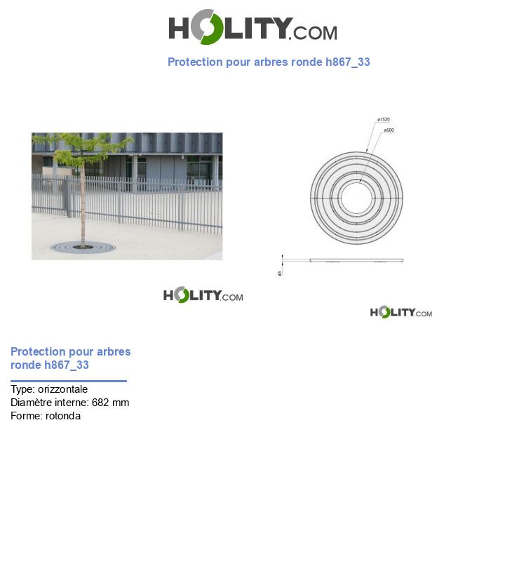Protection pour arbres ronde h867_33
