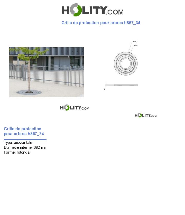 Grille de protection pour arbres h867_34