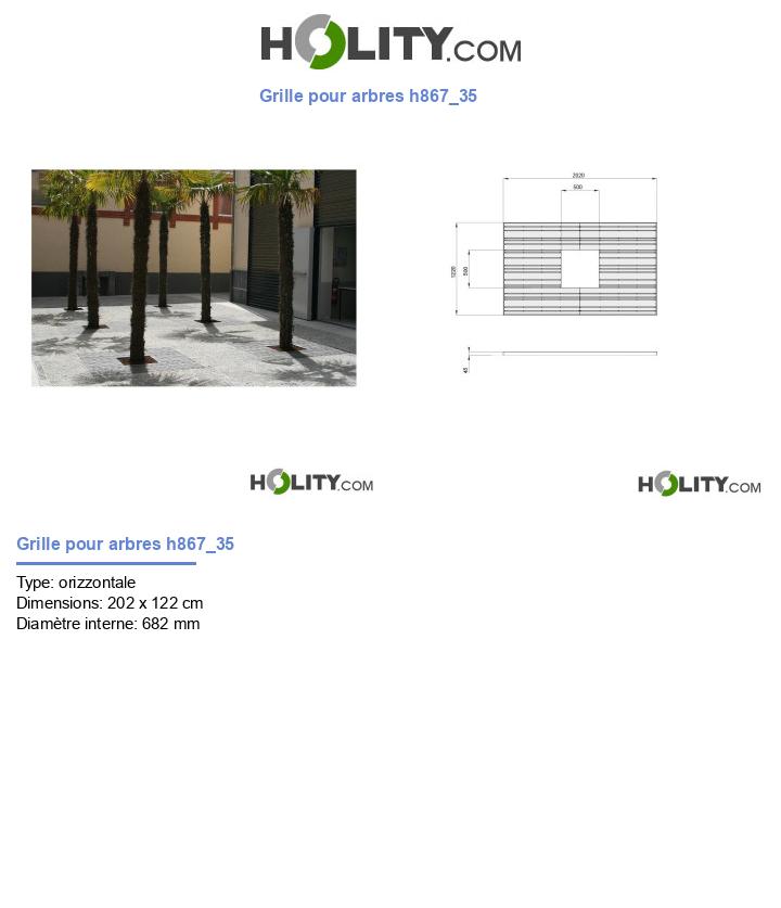 Grille pour arbres h867_35
