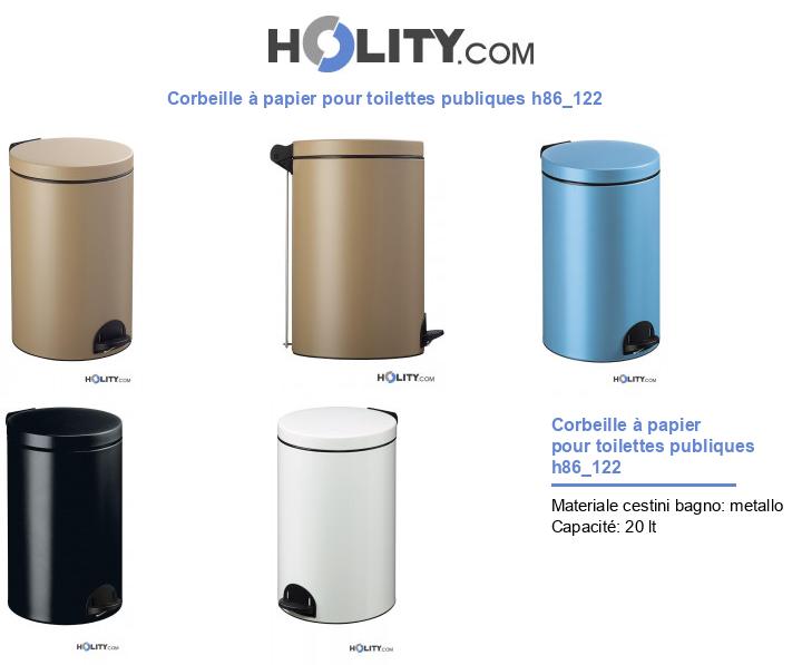 Cestino gettacarte per bagni pubblici h86_122