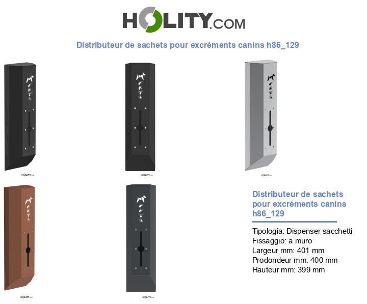 Distributeur de sachets pour excréments canins h86_129