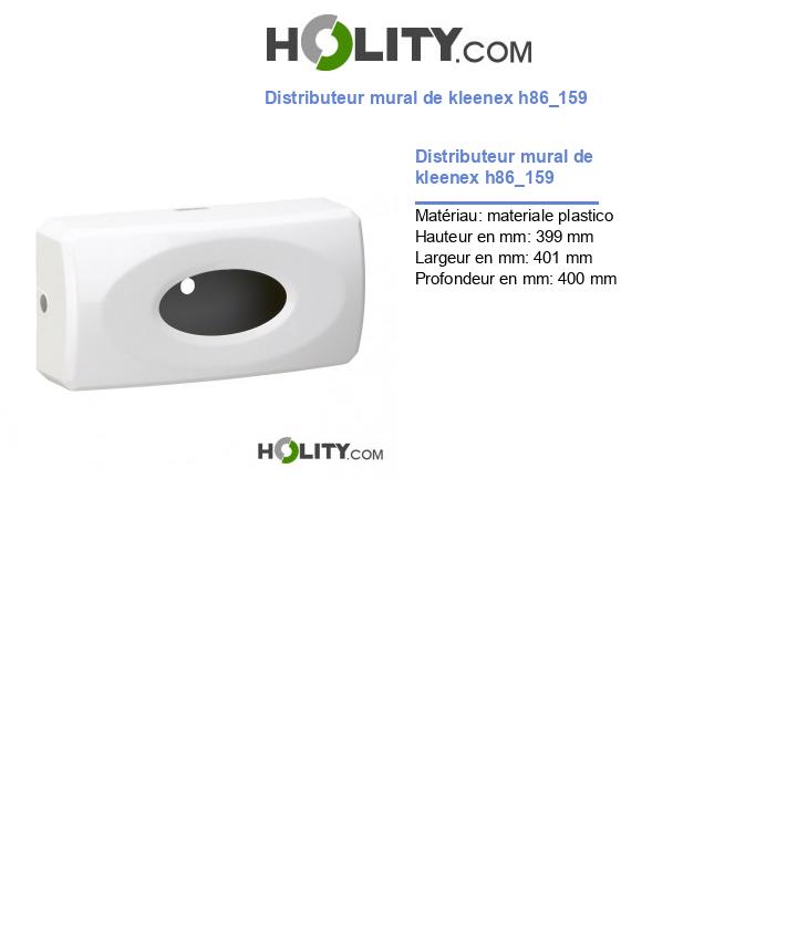 Distributeur mural de kleenex h86_159