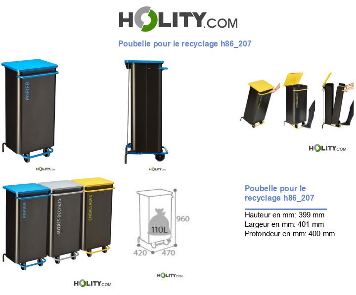 Poubelle pour le recyclage h86_207