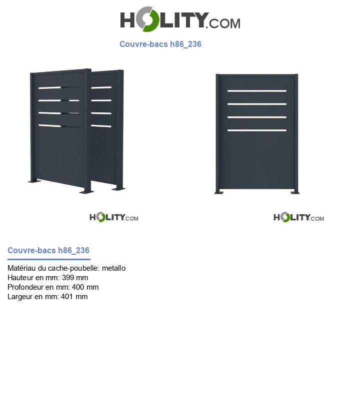 Couvre-bacs h86_236
