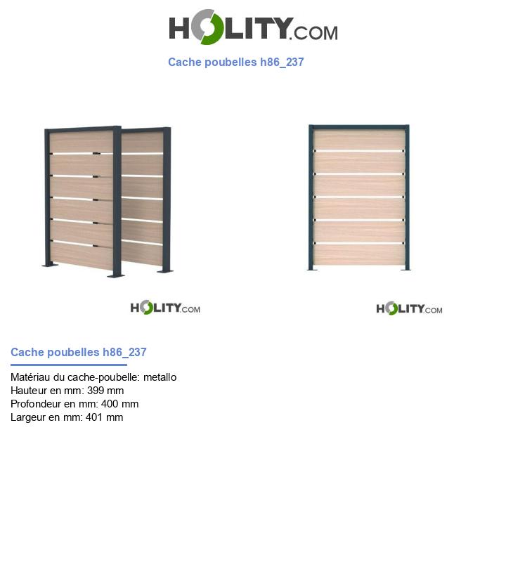 Cache poubelles h86_237