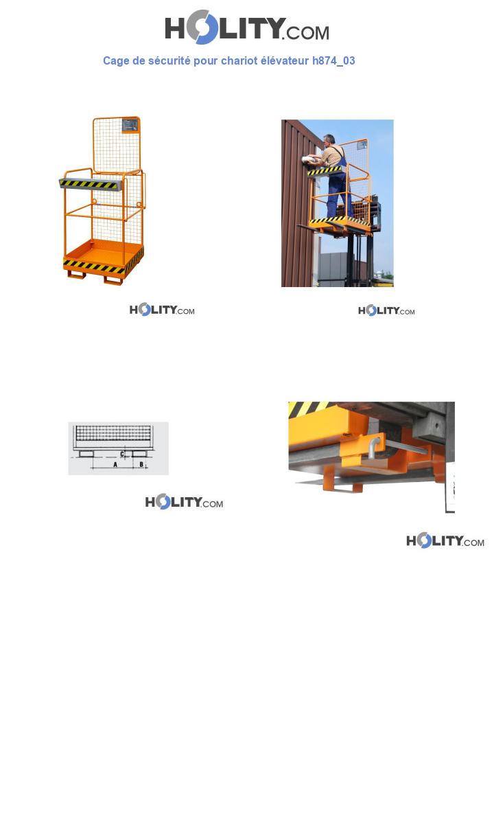 Cage de sécurité pour chariot élévateur h874_03